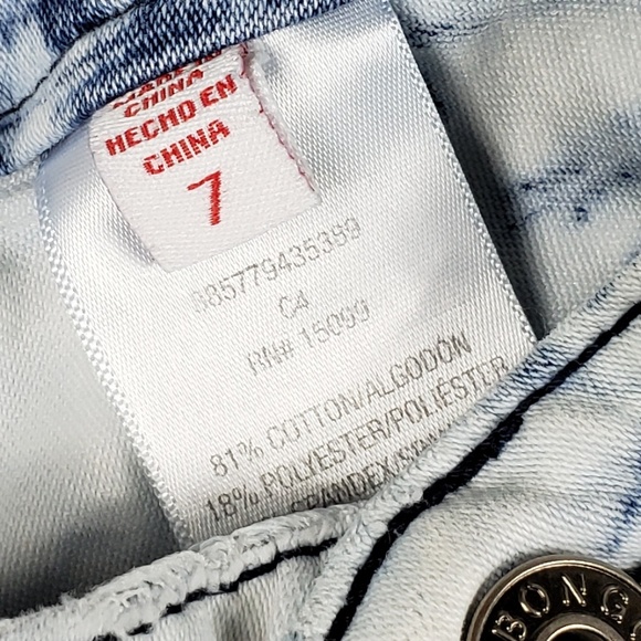 BONGO Girls Acid Washed Jegging Jeans - Picture 6 of 6